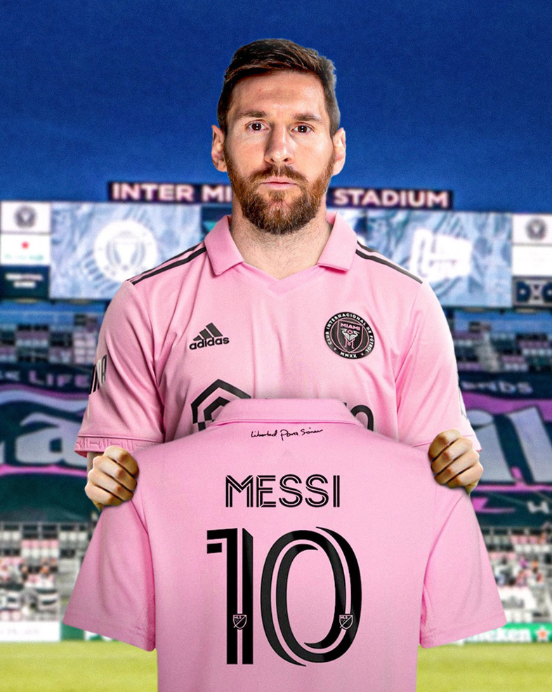 Inter Miami signature Messi Soccer Jersey - Best95trend.com