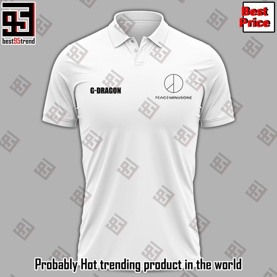 PSG X PEACEMINUSONE G-DRAGON X NEYMAR White Polo Shirt