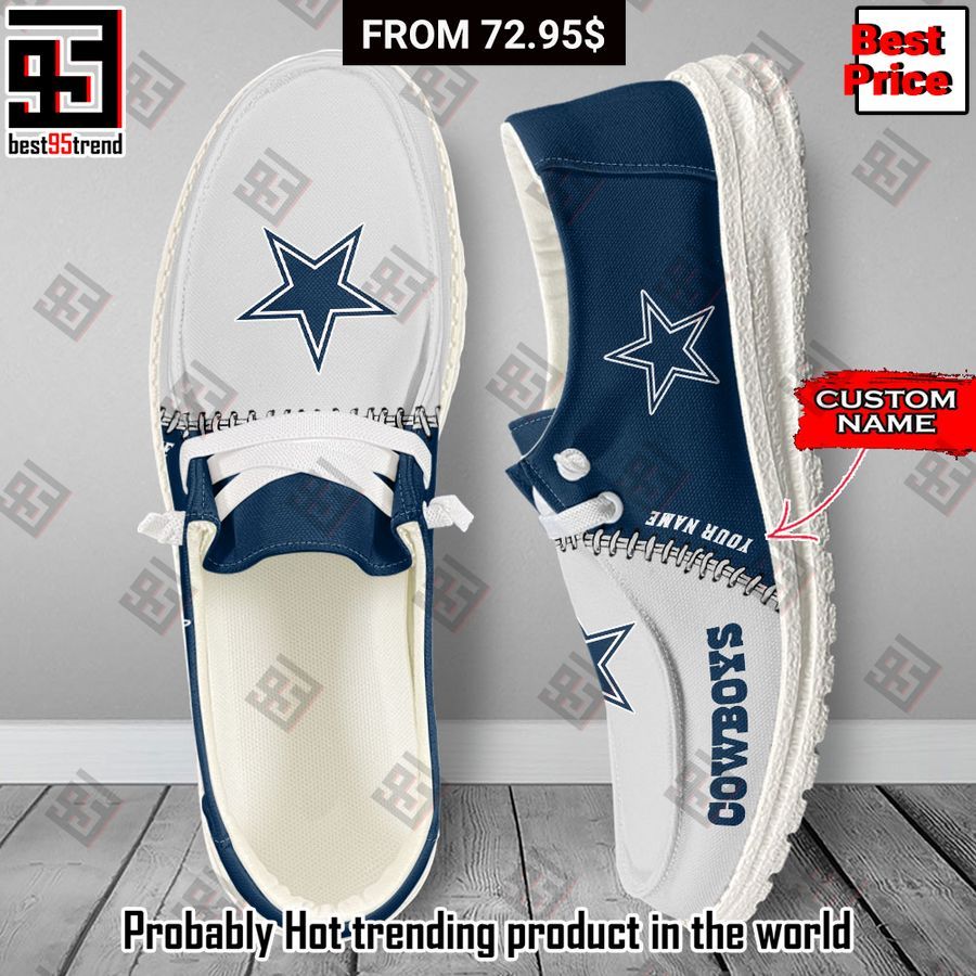 Dallas Cowboys Custom NFL Hey Dude Shoes - Best95trend.com