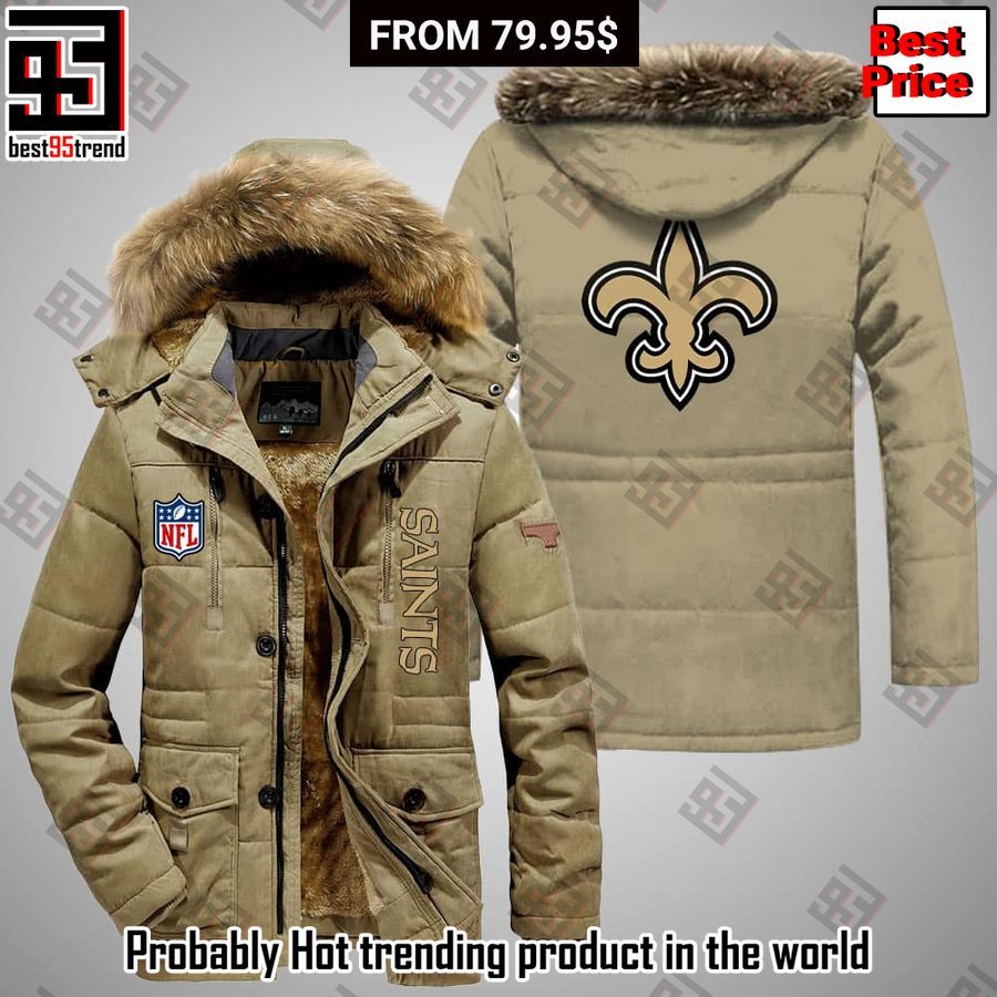 New Orleans Saints Winter Parka Jacket 